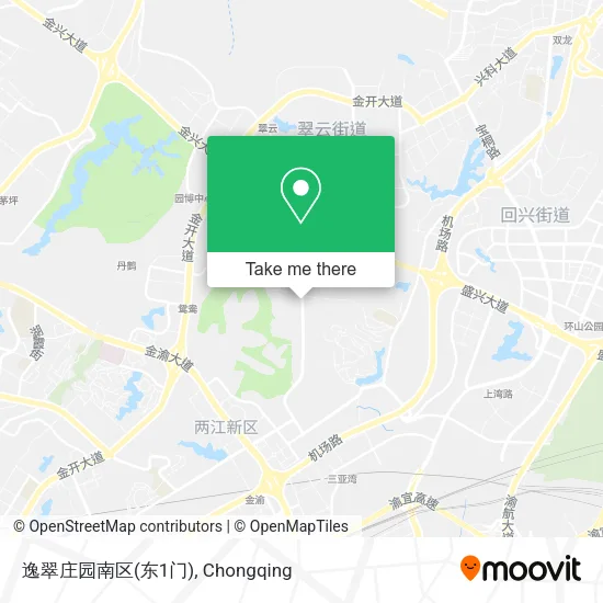 逸翠庄园南区(东1门) map