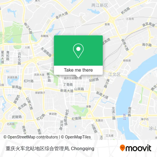 重庆火车北站地区综合管理局 map
