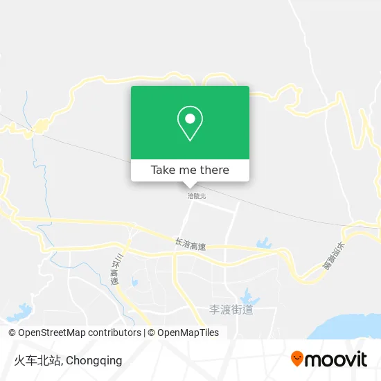 火车北站 map