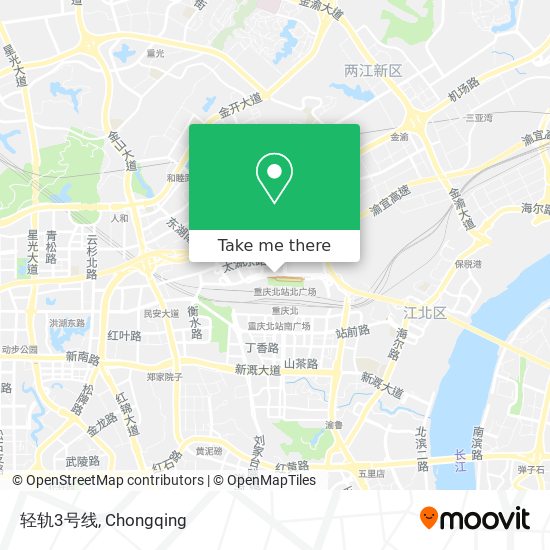 轻轨3号线 map