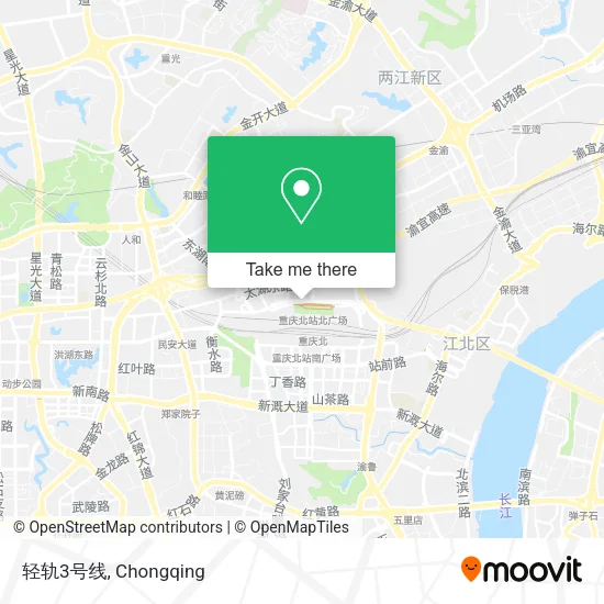 轻轨3号线 map
