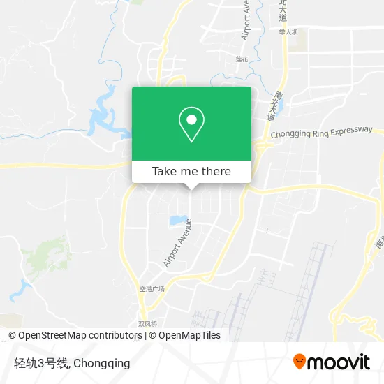轻轨3号线 map