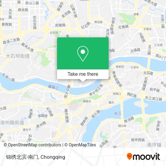 锦绣北滨-南门 map