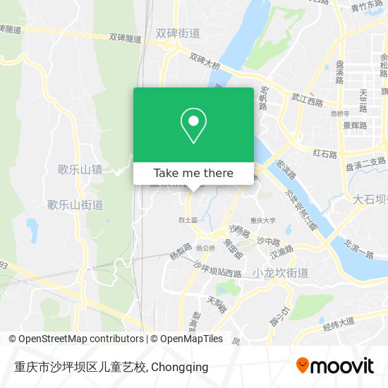 重庆市沙坪坝区儿童艺校 map