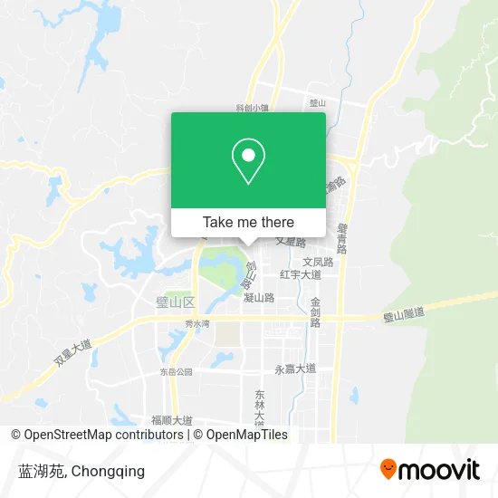 蓝湖苑 map