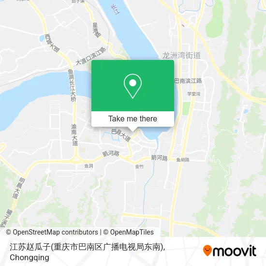 江苏赵瓜子(重庆市巴南区广播电视局东南) map