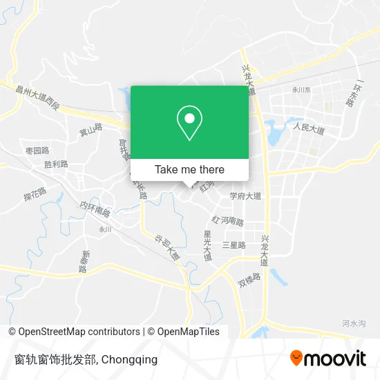 窗轨窗饰批发部 map