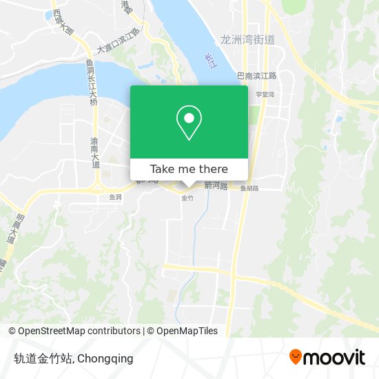 轨道金竹站 map