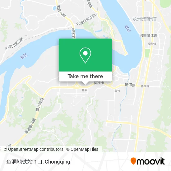 鱼洞地铁站-1口 map