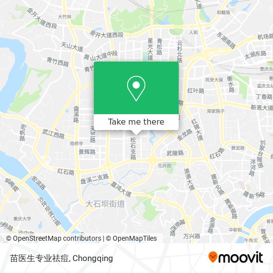 苗医生专业祛痘 map