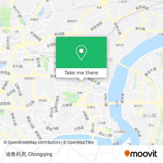 渝鲁药房 map