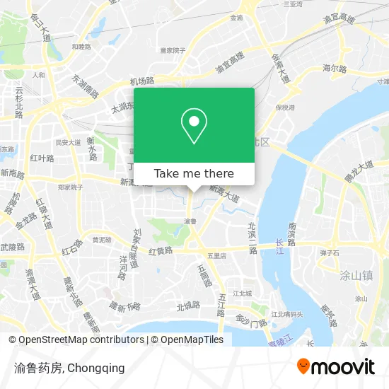 渝鲁药房 map