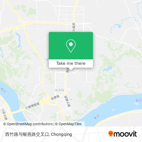 西竹路与银燕路交叉口 map