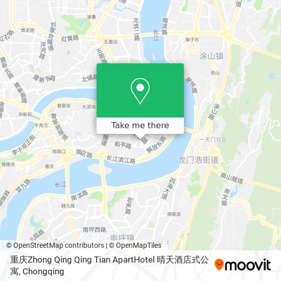 重庆Zhong Qing Qing Tian ApartHotel 晴天酒店式公寓 map