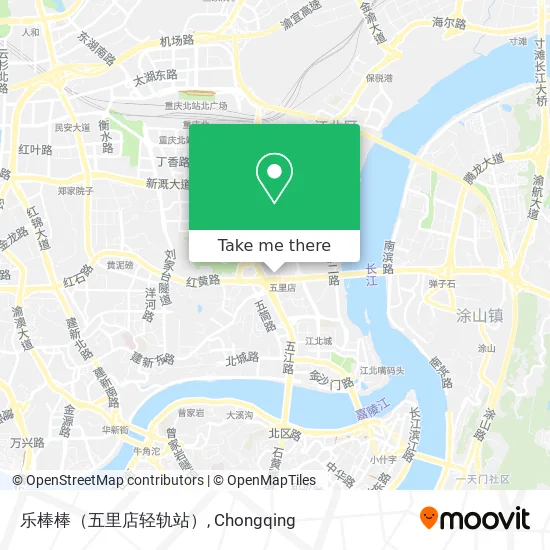 乐棒棒（五里店轻轨站） map