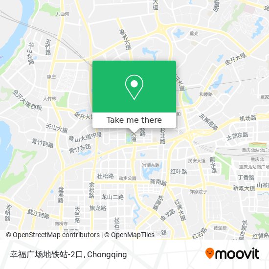 幸福广场地铁站-2口 map