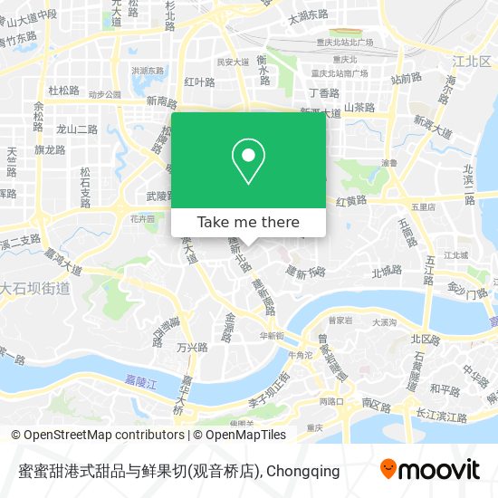 蜜蜜甜港式甜品与鲜果切(观音桥店) map