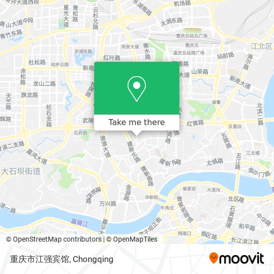 重庆市江强宾馆 map