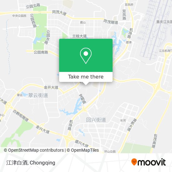 江津白酒 map