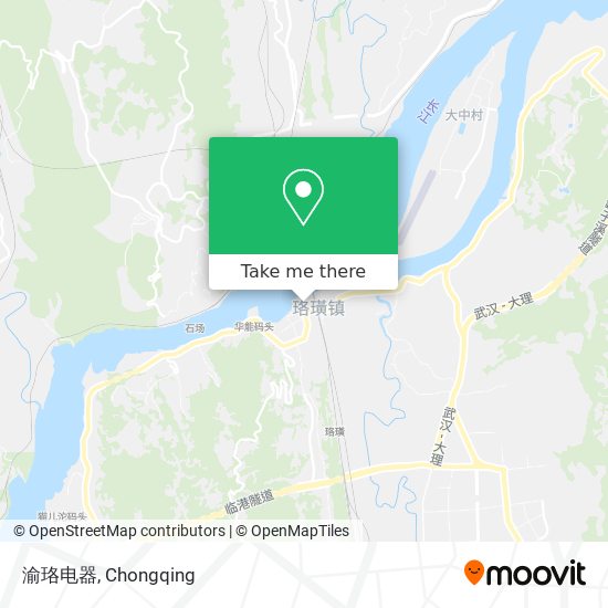 渝珞电器 map