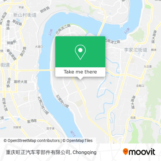 重庆旺正汽车零部件有限公司 map