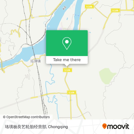 珞璜杨良艺轮胎经营部 map