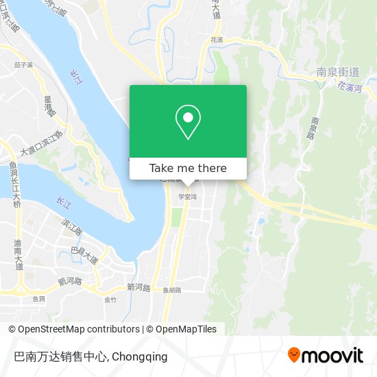 巴南万达销售中心 map
