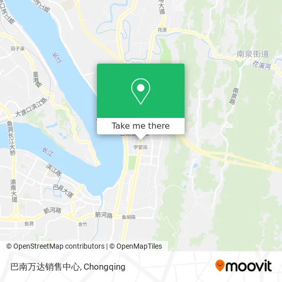 巴南万达销售中心 map