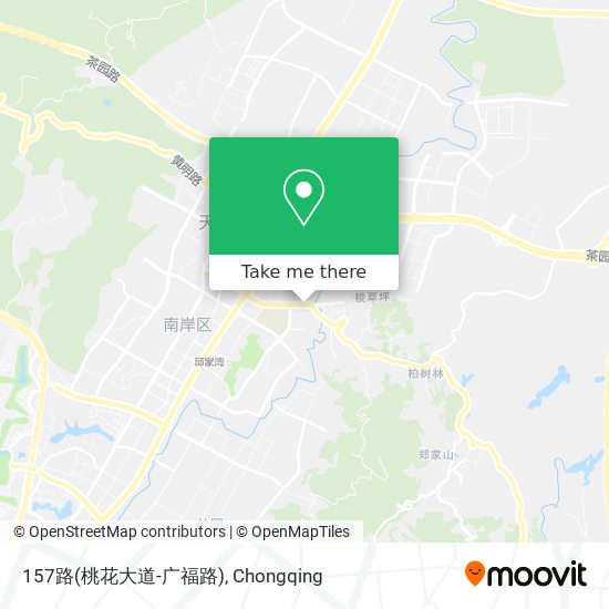 157路(桃花大道-广福路) map