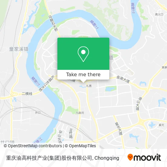 重庆渝高科技产业(集团)股份有限公司 map