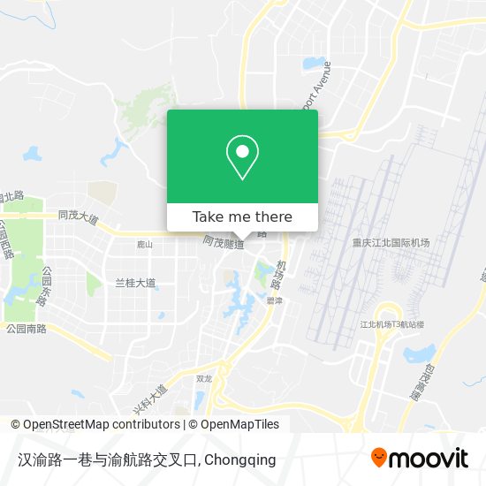 汉渝路一巷与渝航路交叉口 map