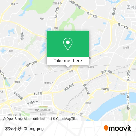 农家小炒 map