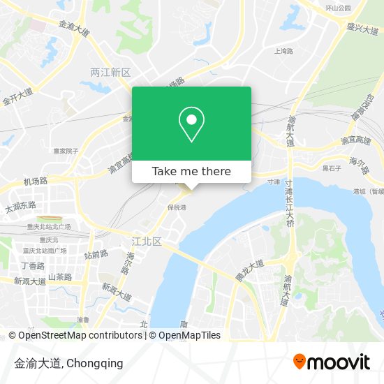 金渝大道 map