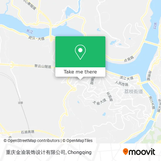 重庆金渝装饰设计有限公司 map