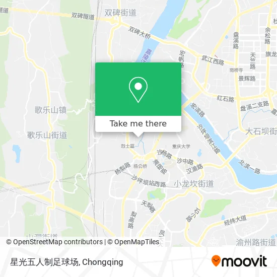星光五人制足球场 map