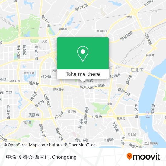中渝·爱都会-西南门 map