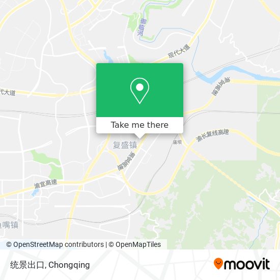 统景出口 map