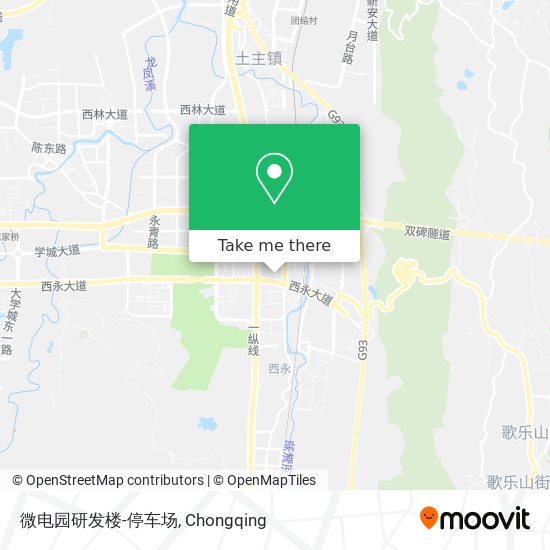 微电园研发楼-停车场 map