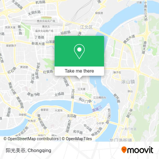 阳光美谷 map