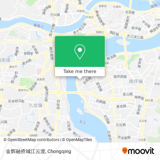 金辉融侨城江云渡 map