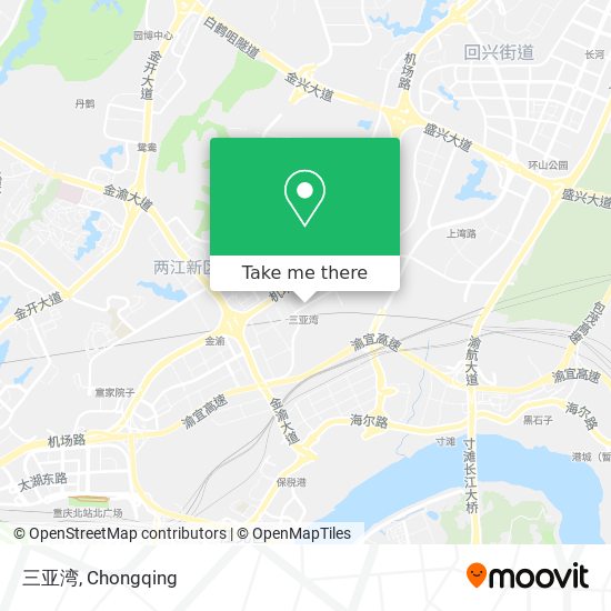 三亚湾 map