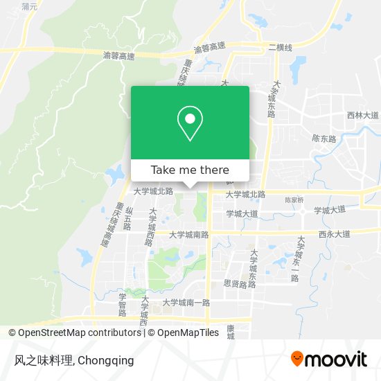 风之味料理 map