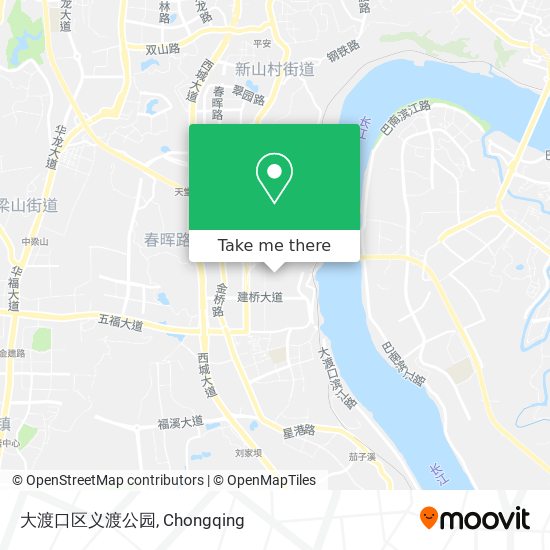 大渡口区义渡公园 map