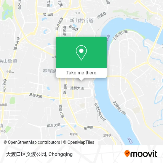 大渡口区义渡公园 map