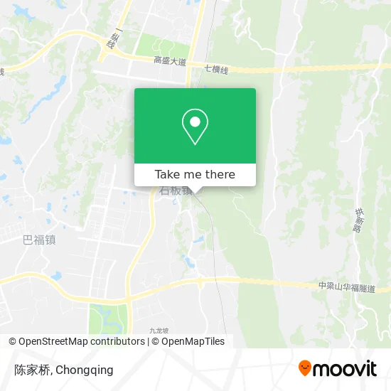 陈家桥 map