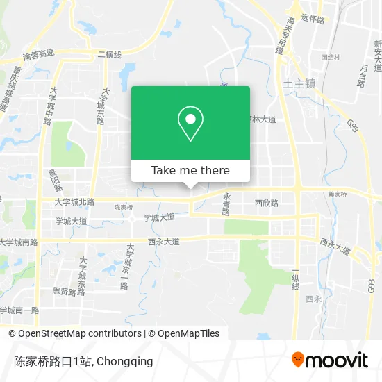 陈家桥路口1站 map