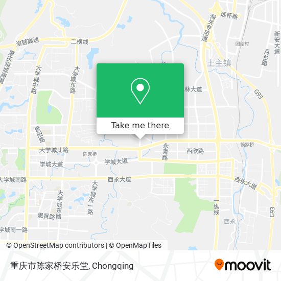 重庆市陈家桥安乐堂 map
