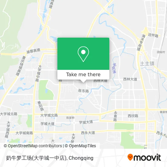 奶牛梦工场(大学城一中店) map