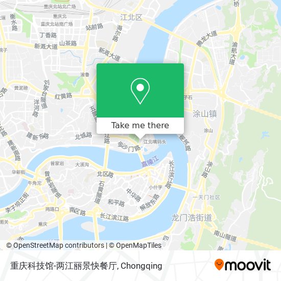 重庆科技馆-两江丽景快餐厅 map