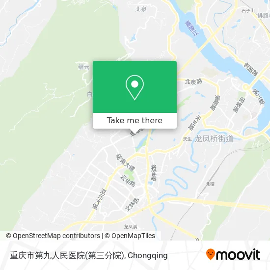 重庆市第九人民医院(第三分院) map